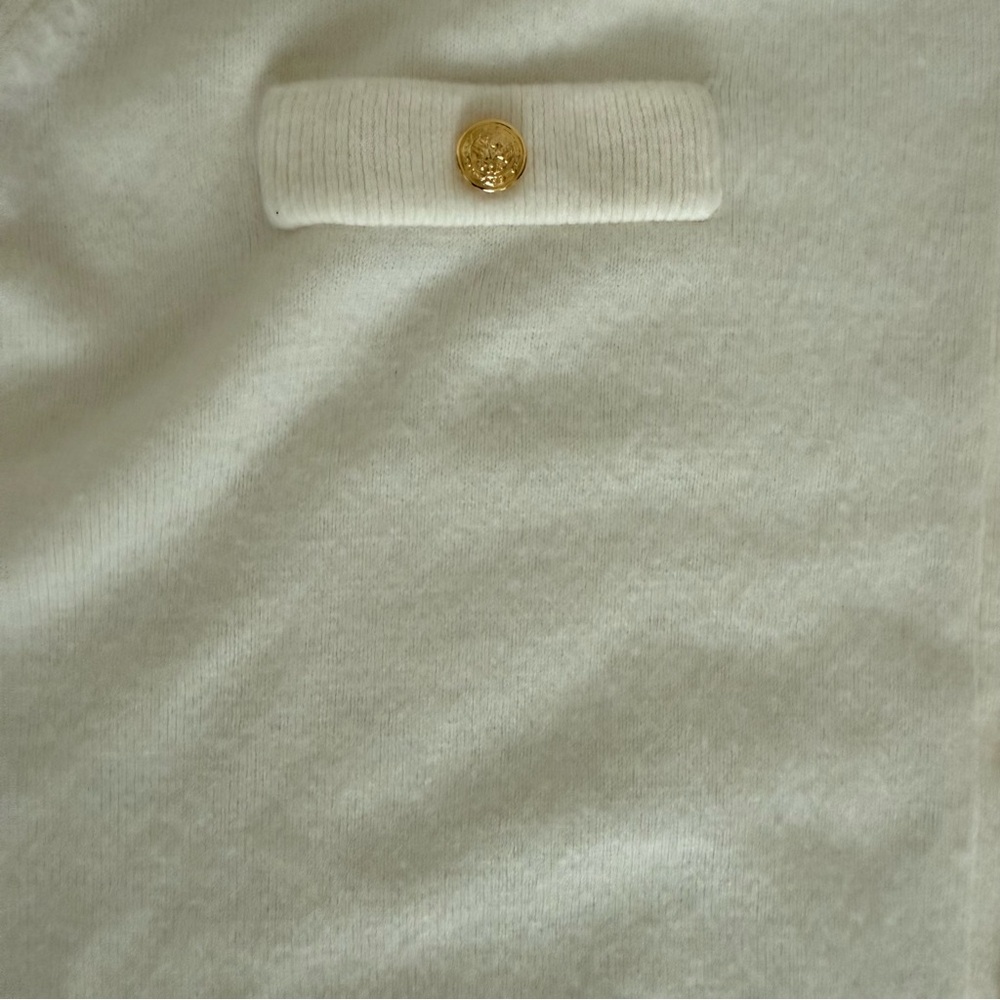 Milano Cream Button-Up Cardigan - Picture 9 of 13
